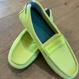 Rothy's Womens Retired 2022 Driver Loafers in Limon. Size 8